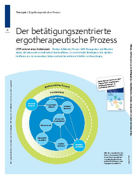 Vorschauseite 1: Der betätigungszentrierte ergotherapeutische Prozess – CPPF anhand eines Fallbeispiels