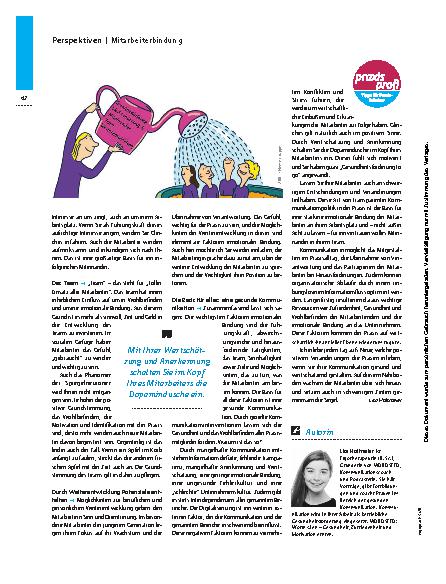 Vorschauseite 3: „Hier bleib ich!“ – Emotionale Mitarbeiterbindung