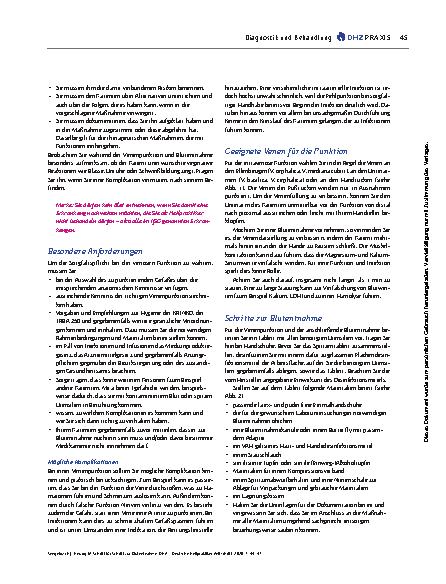 Vorschauseite 2: Schritt für Schritt zur Blutentnahme