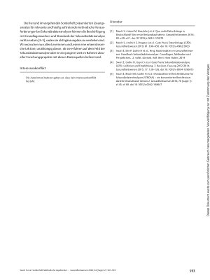 Vorschauseite 3: Sonderheft Methodische Aspekte der Sekundärdatenanalyse