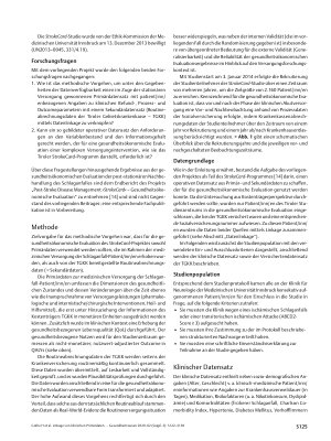 Vorschauseite 4: Linkage von klinischen Primärdaten und Krankenkassenabrechnungsdaten in der Evaluation der Schlaganfallversorgung – SeDaStro: Erfahrungen aus dem Tiroler StrokeCard-Programm