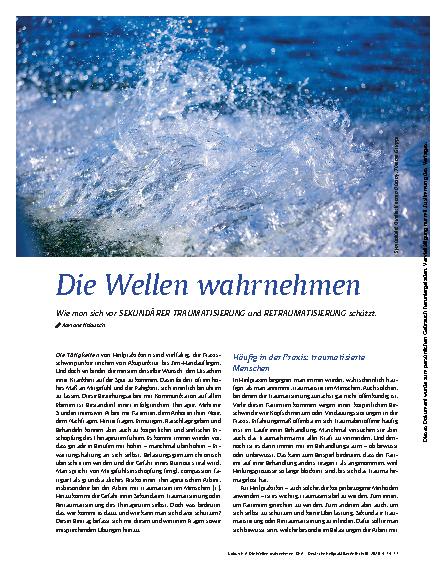 Vorschauseite 1: Die Wellen wahrnehmen