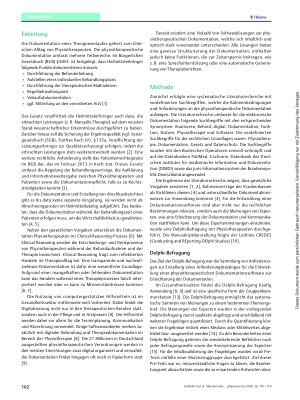 Vorschauseite 2: Wie kann die Dokumentation in der Physiotherapie durch die Digitalisierung effektiver und effizienter werden? – Eine Delphi-Studie