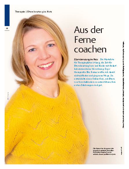Vorschauseite 1: Aus der Ferne coachen – Elternberatung im Netz