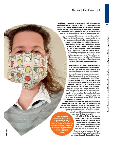 Vorschauseite 2: Meine ersten Corona-Wochen in der Praxis – Ergotherapie im Ausnahmezustand