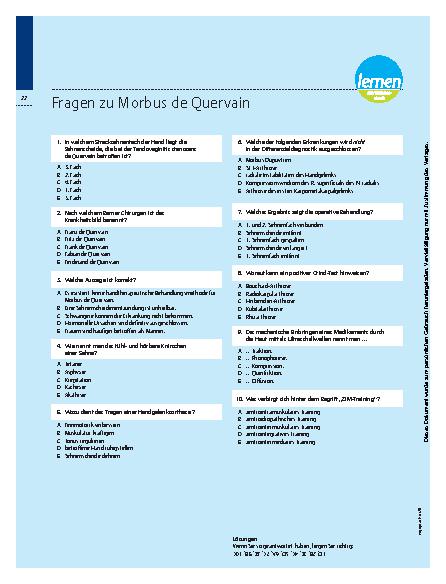Vorschauseite 5: Sehnenscheide entlasten – Handtherapie bei Morbus de Quervain