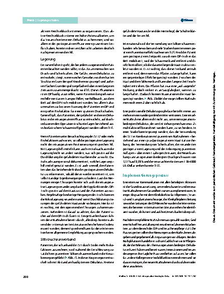 Vorschauseite 4: Wie lässt sich ein operationsbedingter Dekubitus verhindern?