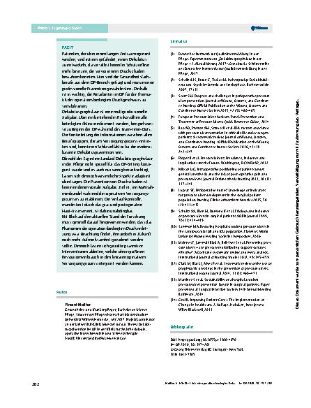 Vorschauseite 6: Wie lässt sich ein operationsbedingter Dekubitus verhindern?