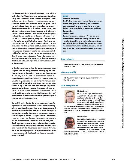 Vorschauseite 4: Unterstützte Kommunikation – individualisiertes, multimodales Realisieren von Kommunikation
