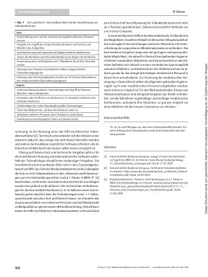 Vorschauseite 4: Mitarbeiterinfektionsschutz in Zeiten der Coronavirus-Pandemie: Die akute Implementierung von telemedizinischen Mitarbeiterkonferenzen „von Null auf Hundert“