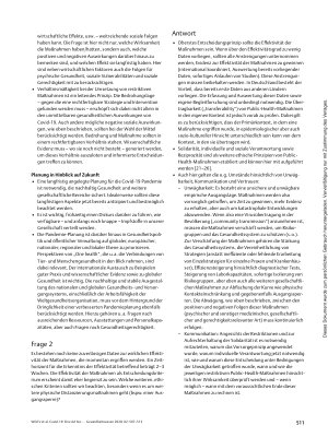 Vorschauseite 5: Covid-19: Eine Ad hoc Public-Health-Ethikberatung