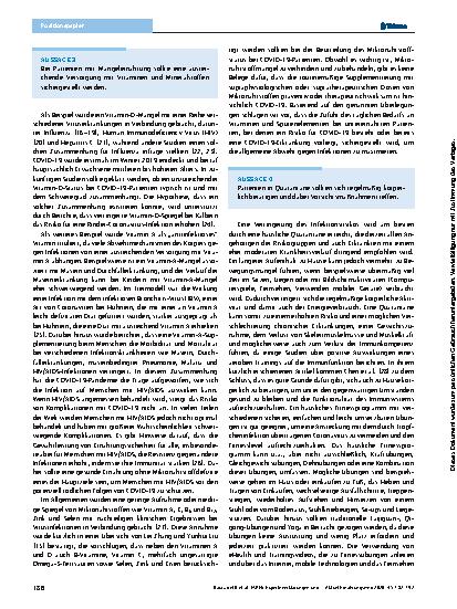 Vorschauseite 5: ESPEN-Expertenerklärungen und praktischer Leitfaden für das Ernährungsmanagement von Patienten mit SARS-CoV-2-Infektion