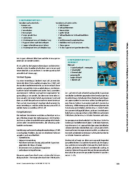 Vorschauseite 2: Koronararterien-Bypass