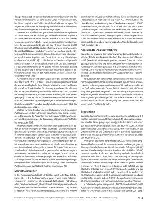 Vorschauseite 5: Bewegungsdeterminanten, Erfüllung der Empfehlungen für ausdauerorientierte Bewegung und Gesundheit: Ergebnisse einer Korrelationsstudie aus den österreichischen Bundesländern