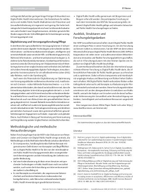 Vorschauseite 3: Digitalisierung und Gesundheitswissenschaften – White Paper Digital Public Health