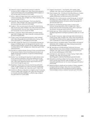 Vorschauseite 6: Contact-Tracing-Apps als unterstützende Maßnahme bei der Kontaktpersonennachverfolgung von COVID-19