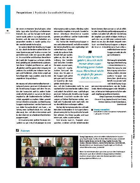 Vorschauseite 5: Gefühle und Gedanken teilen – Mindsharing in der Gruppe