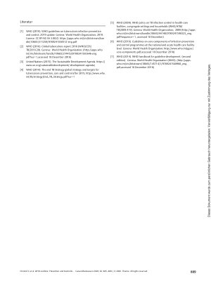 Vorschauseite 5: WHO-Leitlinie: Prävention und Kontrolle von Tuberkulose-Infektionen