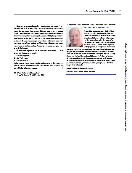 Vorschauseite 4: Fernbehandlung durch Heilpraktiker?