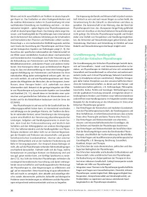 Vorschauseite 3: Kritische Physiotherapie: die deutschsprachige Sektion des Critical Physiotherapy Network (DCPN) stellt sich vor