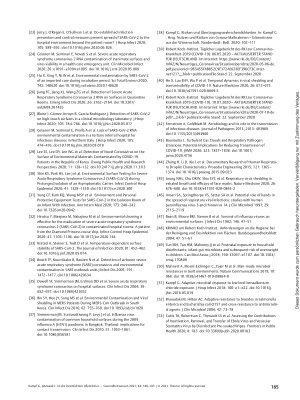 Vorschauseite 6: Ist die Desinfektion öffentlicher Flächen zur Prävention von SARS-CoV-2 – infektionen sinnvoll?