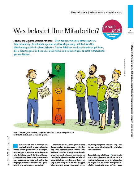 Vorschauseite 1: Was belastet Ihre Mitarbeiter? – Psychische Gefährdungsbeurteilung