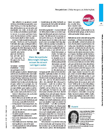 Vorschauseite 3: Was belastet Ihre Mitarbeiter? – Psychische Gefährdungsbeurteilung
