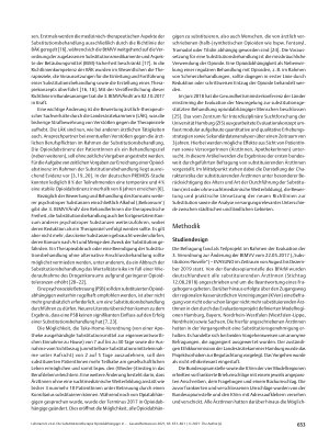 Vorschauseite 3: Die Substitutionstherapie Opioidabhängiger in Deutschland: Auswirkungen der 3. BtMVVÄndV aus der Sicht substituierender Ärztinnen und Ärzte