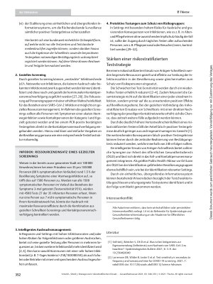 Vorschauseite 4: Strategie zum risikostratifizierten Einsatz von Antigen-Schnelltests: Eindämmung der SARS-CoV-2-Pandemie durch die Integration von Schnelltests in das Fallund Kontaktpersonenmanag…