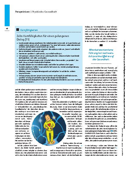 Vorschauseite 3: Praxisleitung mit Hirn – Psychisches Wohlbefinden am Arbeitsplatz