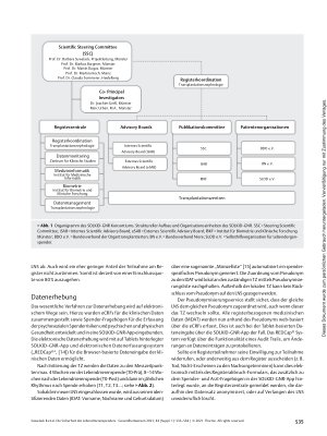 Vorschauseite 3: Die Sicherheit des Lebendnierenspenders – Das Deutsche Lebendspende Register SOLKID-GNR – Entstehung und Struktur eines nationalen Registers in der Versorgungsforschung