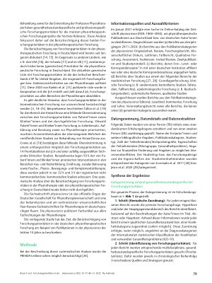 Vorschauseite 3: Forschungsprioritäten in der physiotherapeutischen Forschung in Deutschland – Eine systematische Analyse von Publikationen der physioscience der letzten 10 Jahre