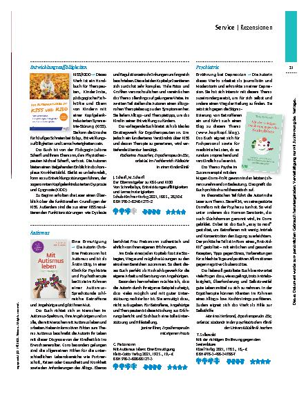 Vorschauseite 1: Autismus – Eine Ermutigung
