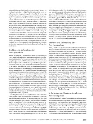 Vorschauseite 4: Verknüpfung von Abrechnungsdaten gesetzlicher Krankenkassen und Einsatzprotokollen des Rettungsdienstes: Brückenschlag durch Krankenversichertennummer?