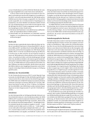 Vorschauseite 3: Sind Prävalenzen in Surveyund Routinedaten vergleichbar? Herzinfarktprävalenzen in Krankenkassendaten der AOK Niedersachsen und in Daten der Studie zur Gesundheit Erwachsener in D…