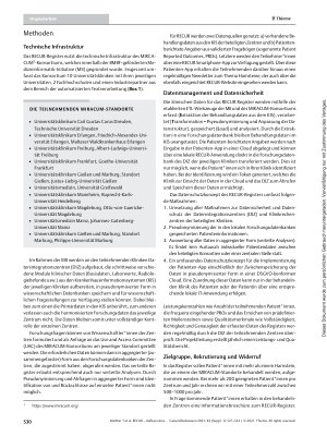 Vorschauseite 4: RECUR – Aufbau eines automatisierten digitalen Registers für Patient*innen mit rezidivierenden Steinen des oberen Harntraktes