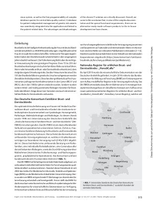 Vorschauseite 2: HerediCaRe: Dokumentationsund IT-Lösung eines spezialisierten Registers für erblichen Brustund Eierstockkrebs