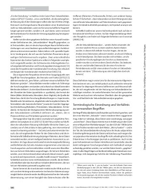Vorschauseite 3: Was verstehen wir unter Sekundärdaten? – Ein Grundsatzbeitrag zur terminologischen Einordnung und Definition