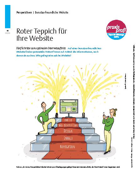 Vorschauseite 1: Roter Teppich für Ihre Website – Fünf Schritte zum optimalen Internetauftritt