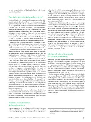 Vorschauseite 2: Statistische Inferenz mittels Schätzung: Empfehlungen der International Society of Physiotherapy Journal Editors