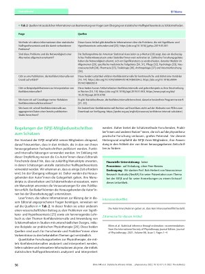 Vorschauseite 5: Statistische Inferenz mittels Schätzung: Empfehlungen der International Society of Physiotherapy Journal Editors
