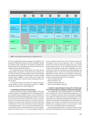 Vorschauseite 3: Eine theoriegeleitete Implementierung von Messinstrumenten in der physiotherapeutischen Versorgung einer Stroke Unit