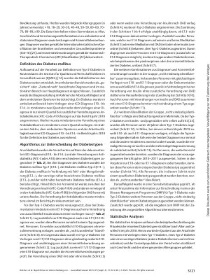 Vorschauseite 3: Algorithmus zur Unterscheidung von Diabetes mellitus Typ 1 und Typ 2 bei der Analyse von Routinedaten