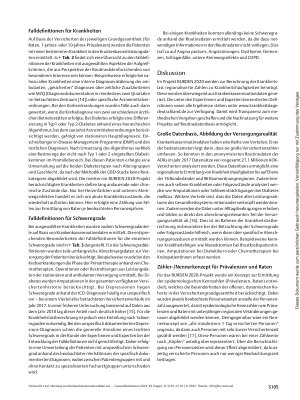 Vorschauseite 5: Nutzung von Krankenkassenroutinedaten zur Bestimmung von Krankheitshäufigkeiten im Projekt BURDEN 2020
