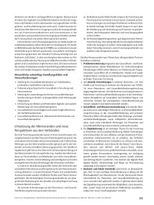 Vorschauseite 6: Perspektivpapier „Zukunft Präventionsforschung“: Koordinierte Forschung zu Prävention und Gesundheitsförderung – aktuell und in der Zukunft