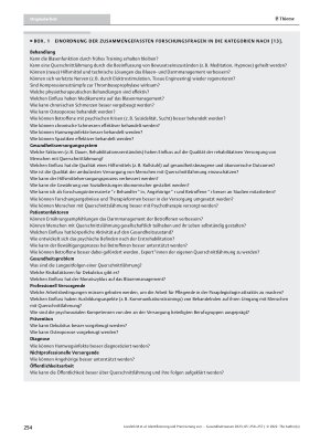 Vorschauseite 5: Identifizierung und Priorisierung von Forschungsfragen zu Paraplegie infolge einer unfallbedingten Querschnittlähmung mit Betroffenen, Angehörigen und professionell Versorgenden