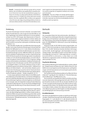 Vorschauseite 2: Psychische Belastung und ihre Folgen für die Krankheitskosten – eine Längsschnittstudie in Deutschland