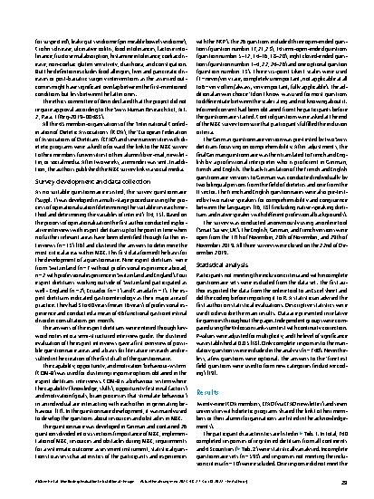 Vorschauseite 3: Monitoring/Evaluation in Nutritional Therapy for People with Gastrointestinal Complaints: Online Survey with Dietitians