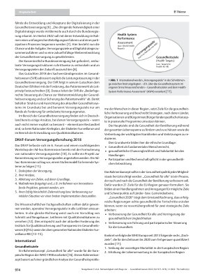Vorschauseite 4: Notwendigkeit und Wege zur Entwicklung von Versorgungszielen für das Gesundheitssystem in Deutschland – ein Positionspapier des DNVF
