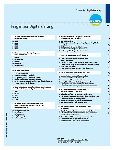 Vorschauseite 6: Keine Angst vor der Technik! – Die Praxis digitalisieren